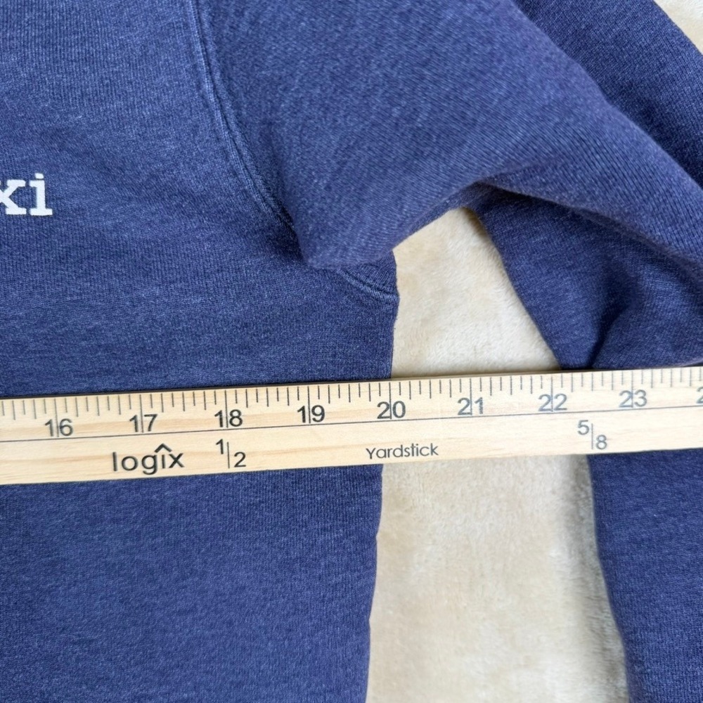 Cotopaxi Womens Crewneck Sweatshirt Navy Blue Llama Logo Organic Blend Size M - Picture 10 of 12
